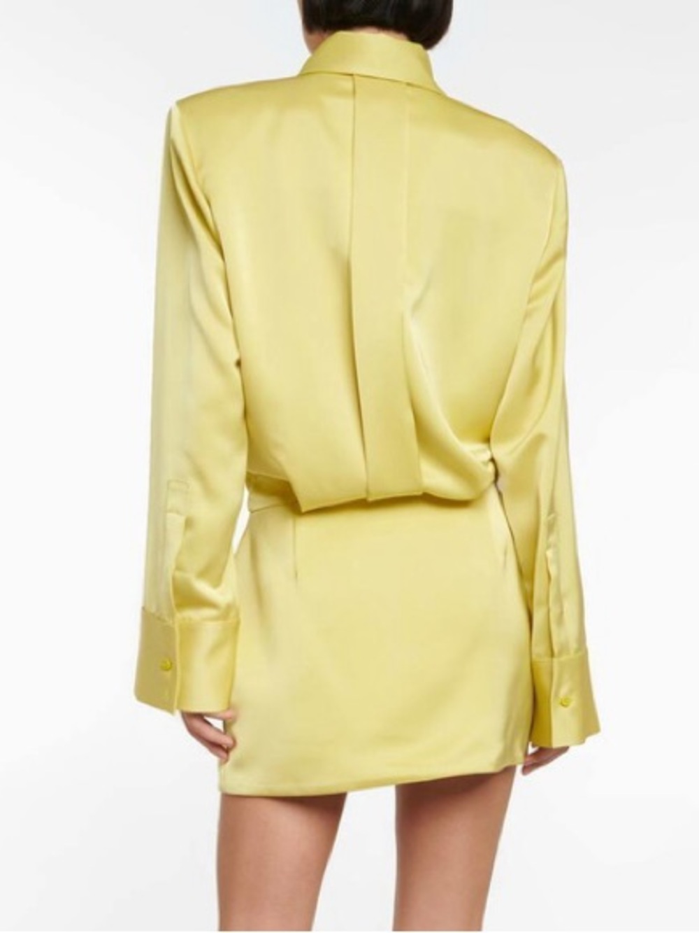 The Attico Margot Shirt Mini Dress - Size M/US 6 - Picture 2 of 8